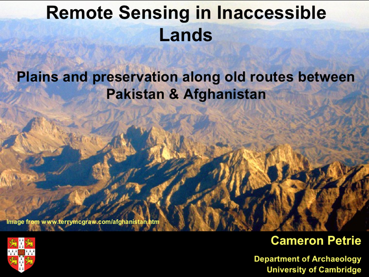 Petrie: Remote Sensing in Inaccessible Lands