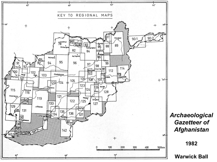 Archaeological Gazetteer of Afghanistan 1982
