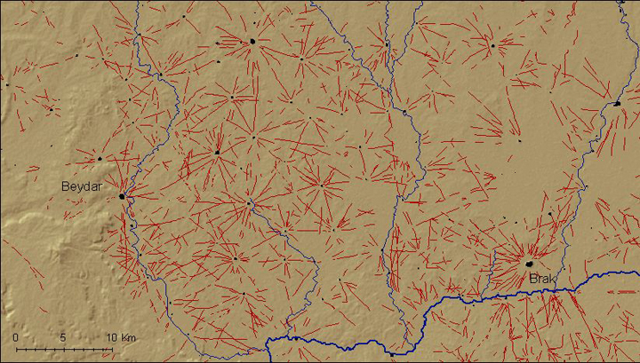 Hollow ways, Upper Khabur basin