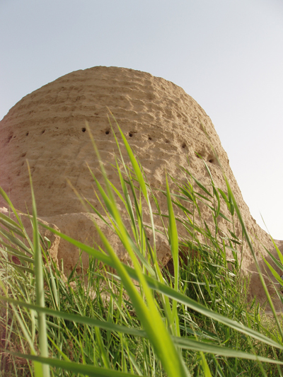 An icehouse at Merv – an example of the city's many elaborate architectural remains, which are testament to its importance as a trading town.