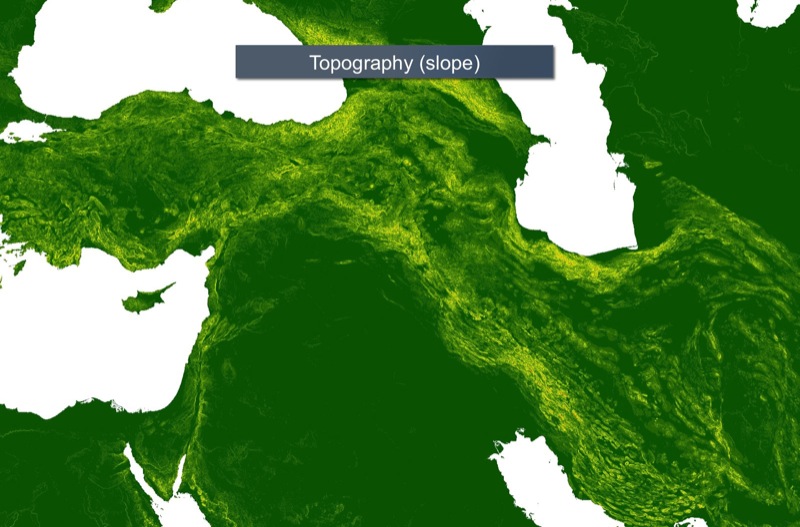 Topography as cost