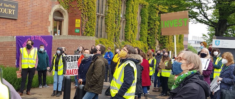 <small>Protests against closures 25 May 2021. Photo: Daniel Collis</small>